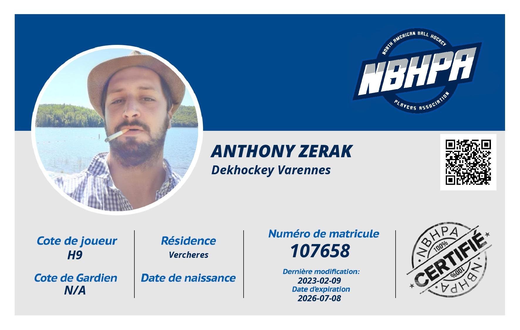 Anthony Zerak