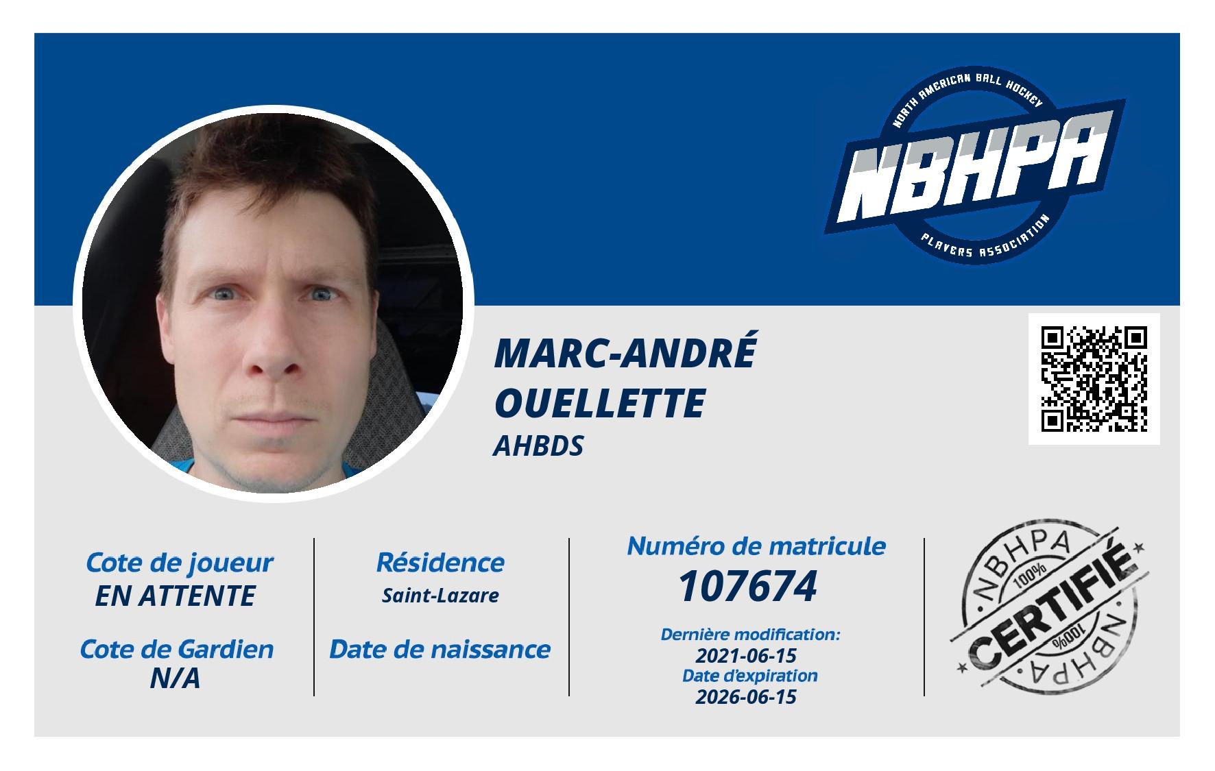 Marc-André  Ouellette 