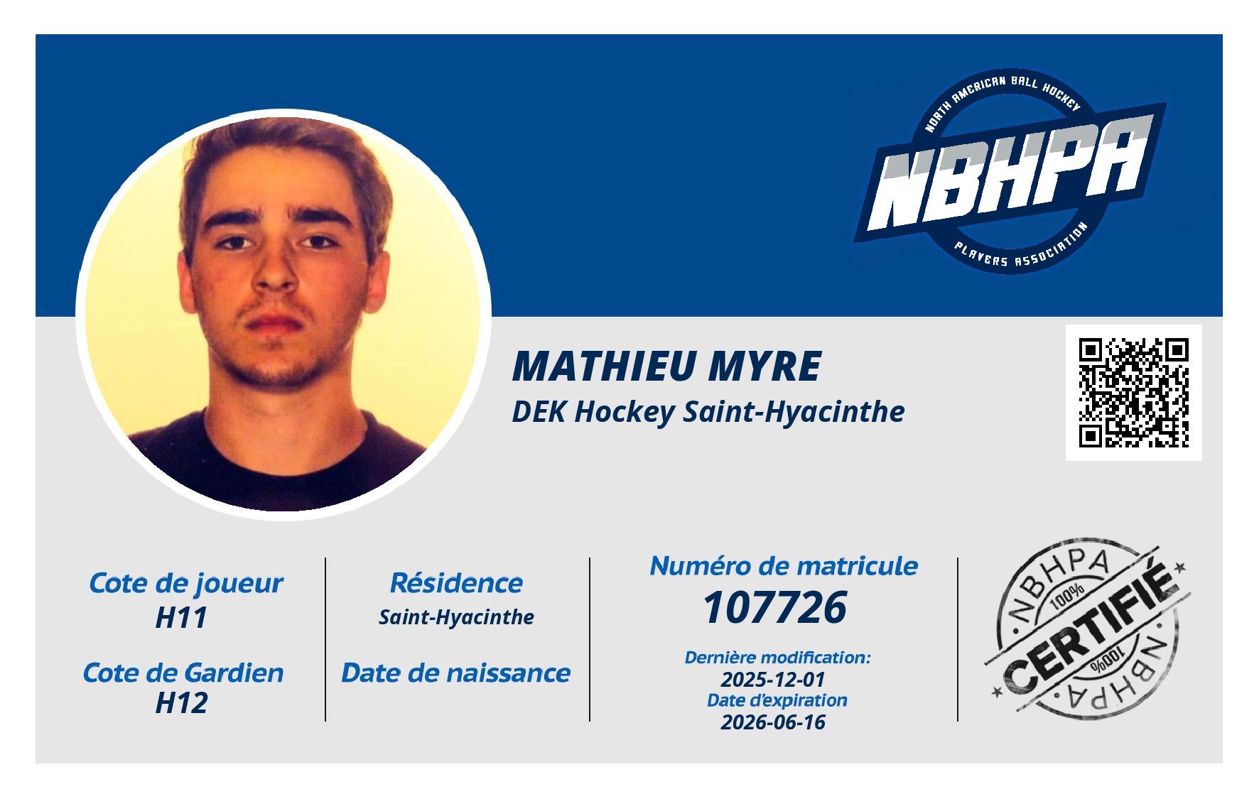 Mathieu Myre