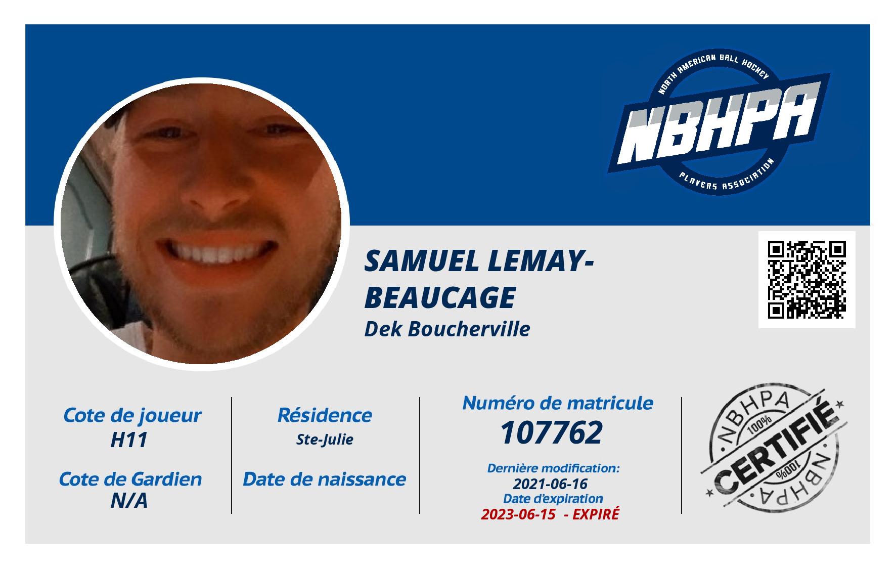 Samuel Lemay-Beaucage