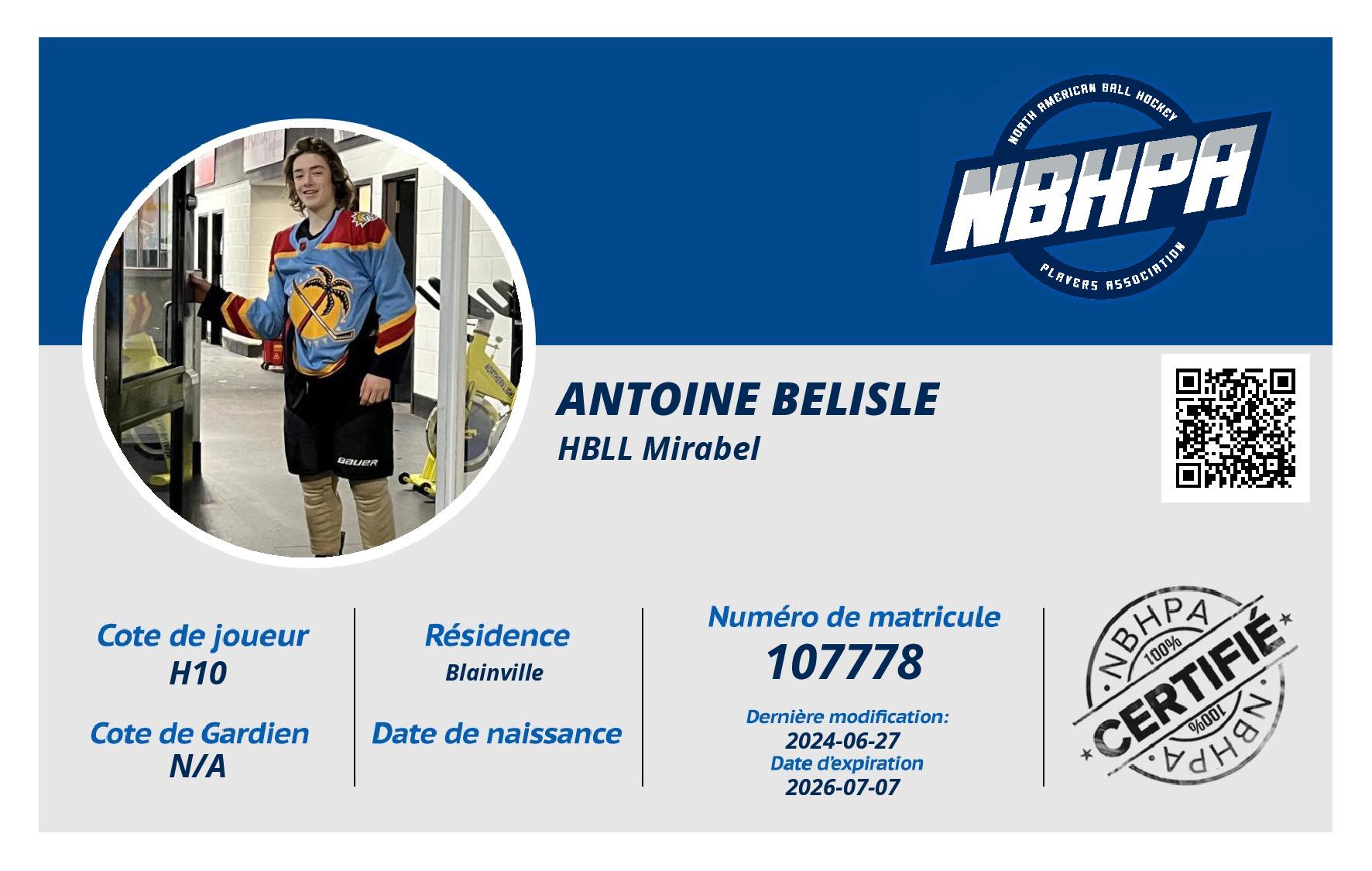 Antoine Belisle