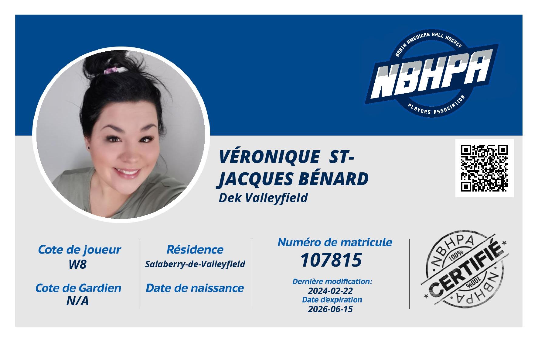 Véronique  St-Jacques Bénard 