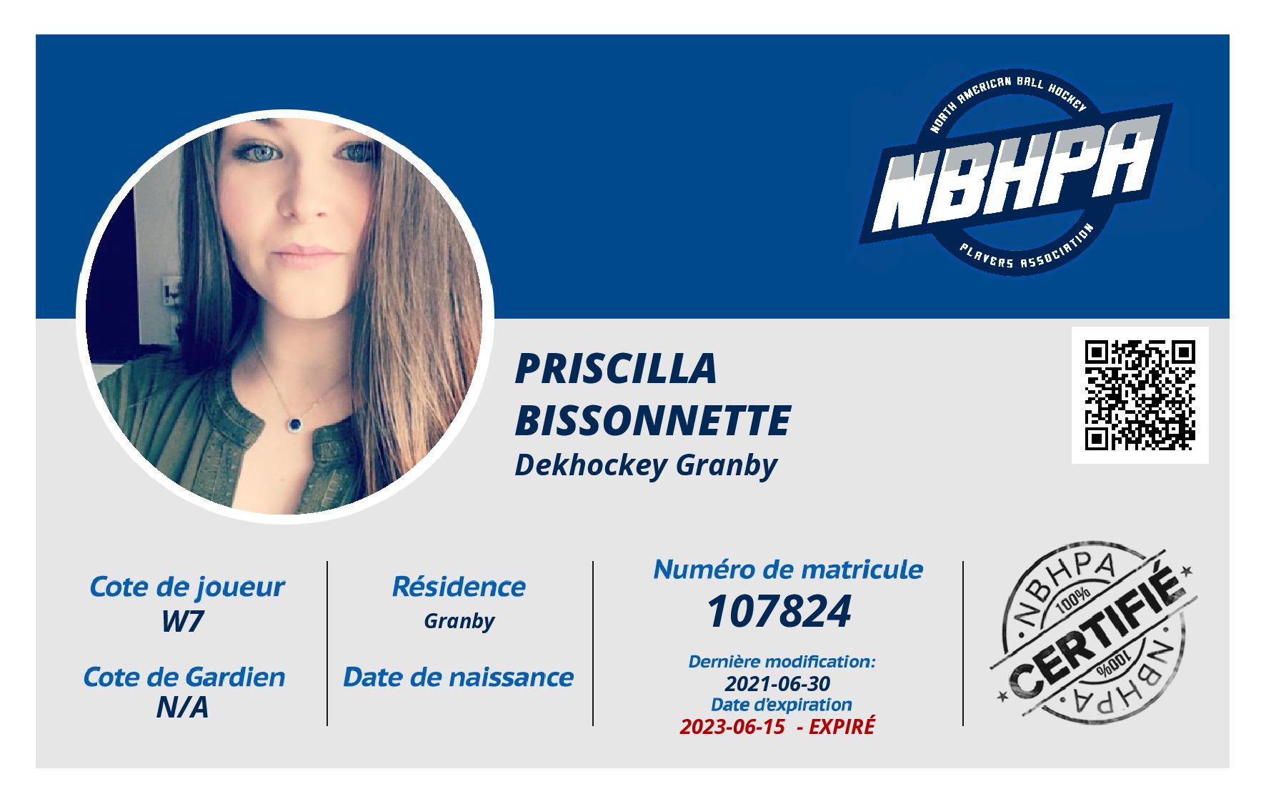 Priscilla Bissonnette