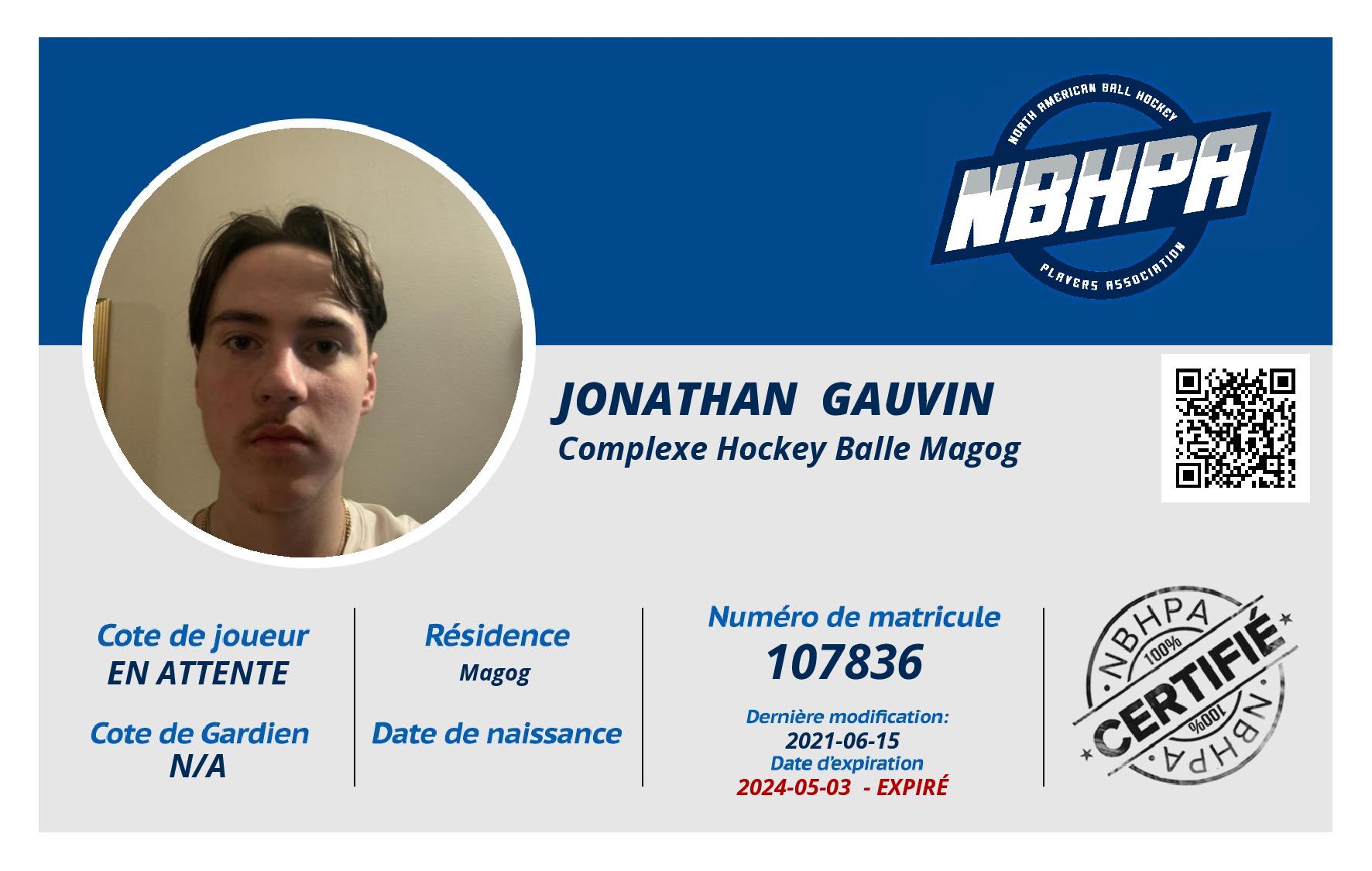 Jonathan  Gauvin