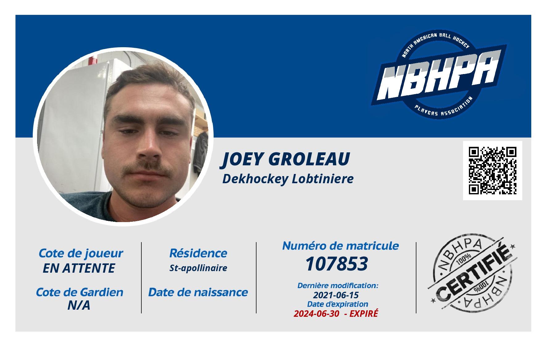Joey Groleau