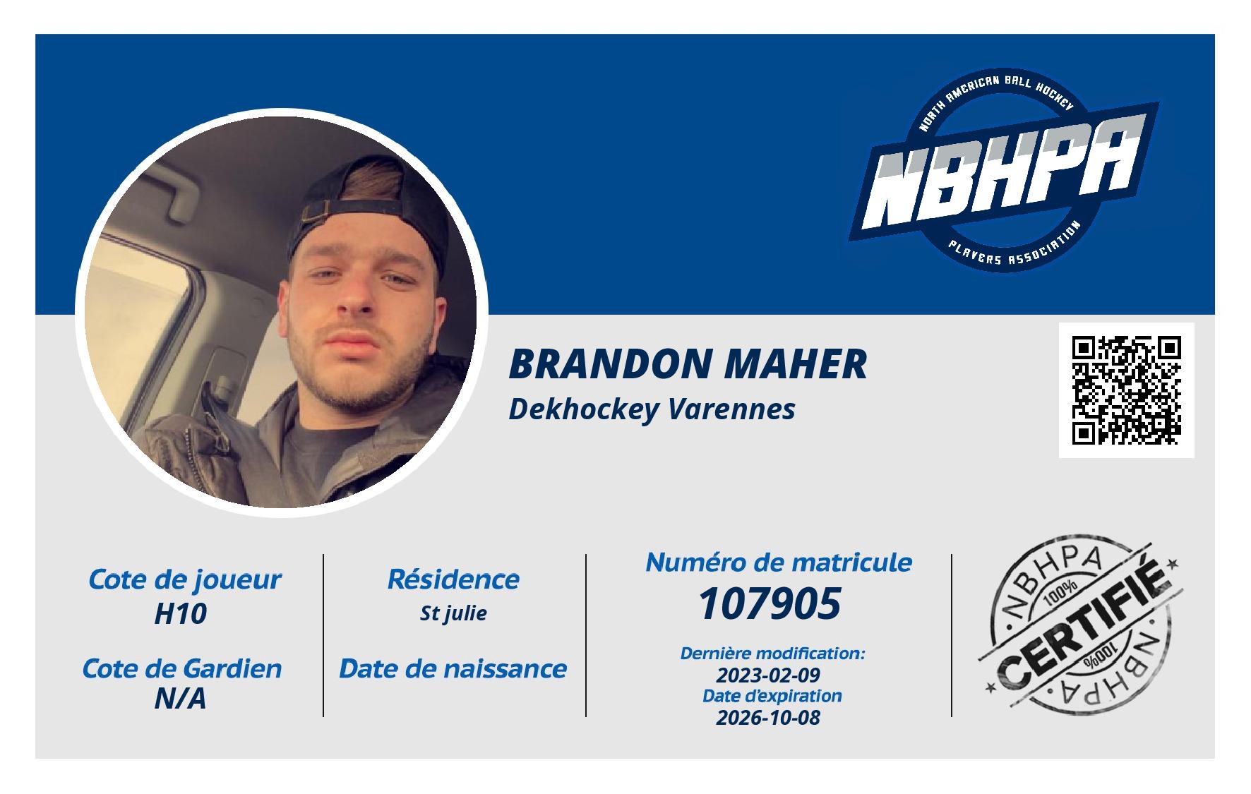 Brandon Maher