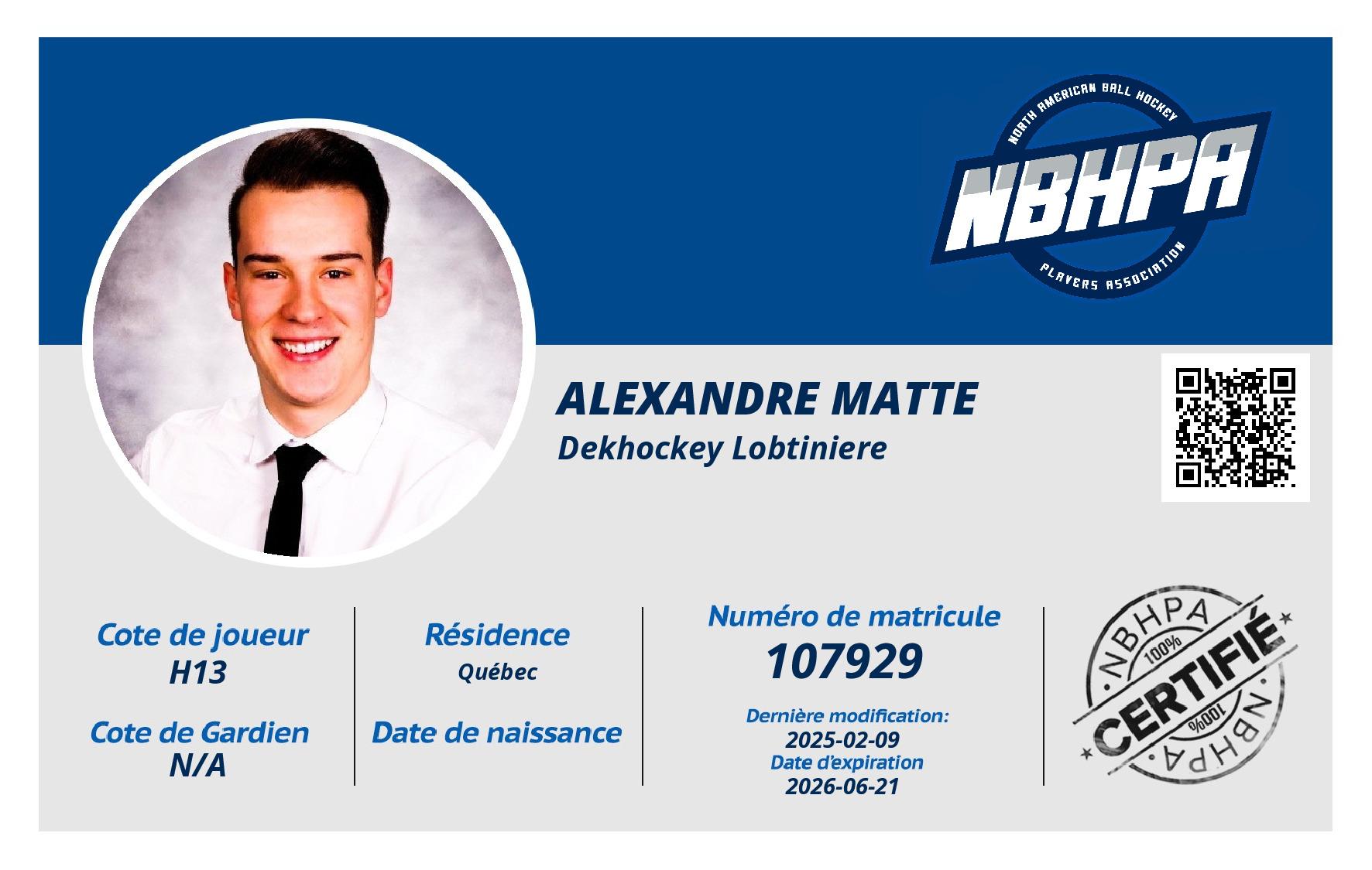Alexandre Matte