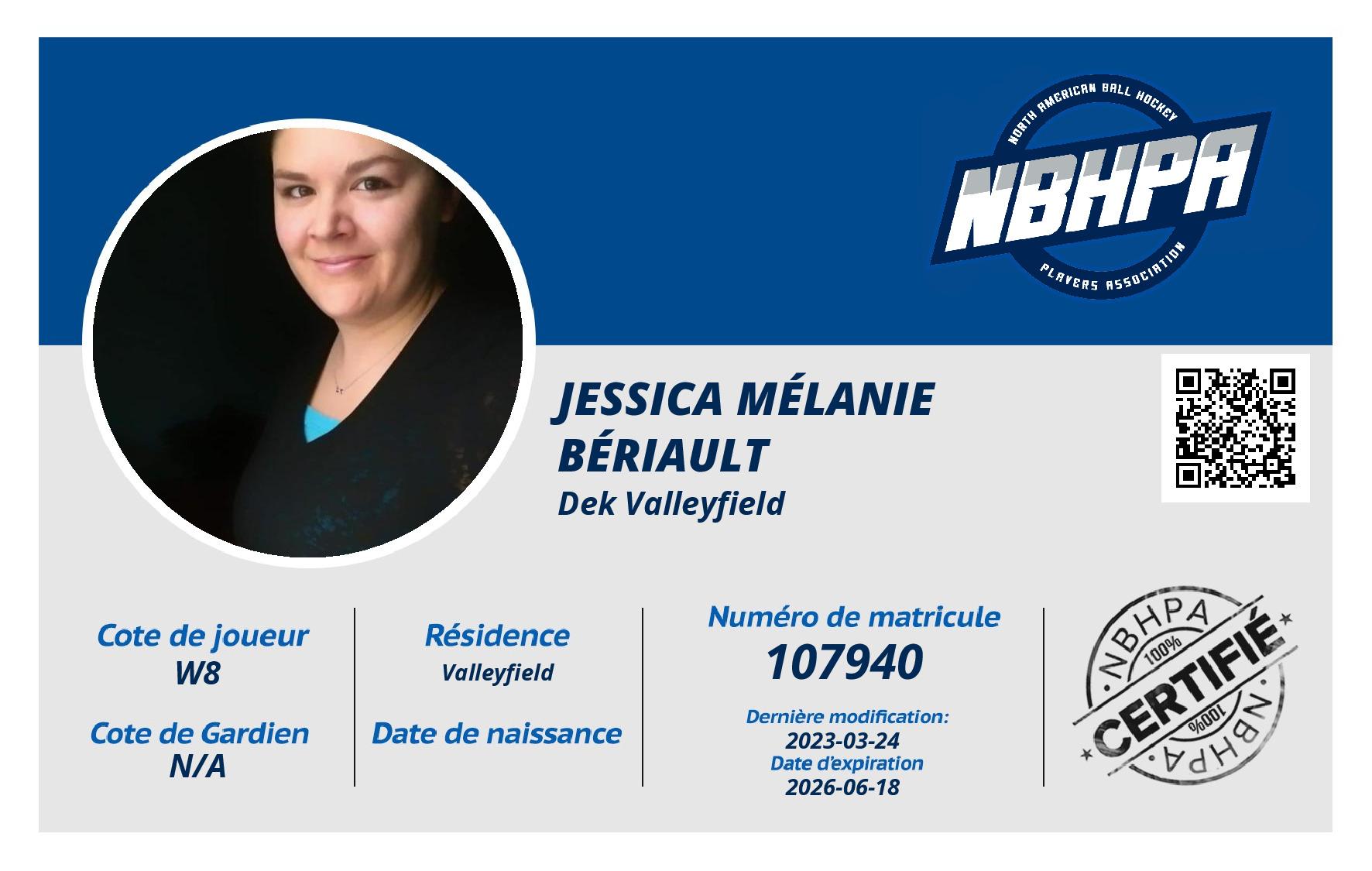 Jessica Mélanie Bériault