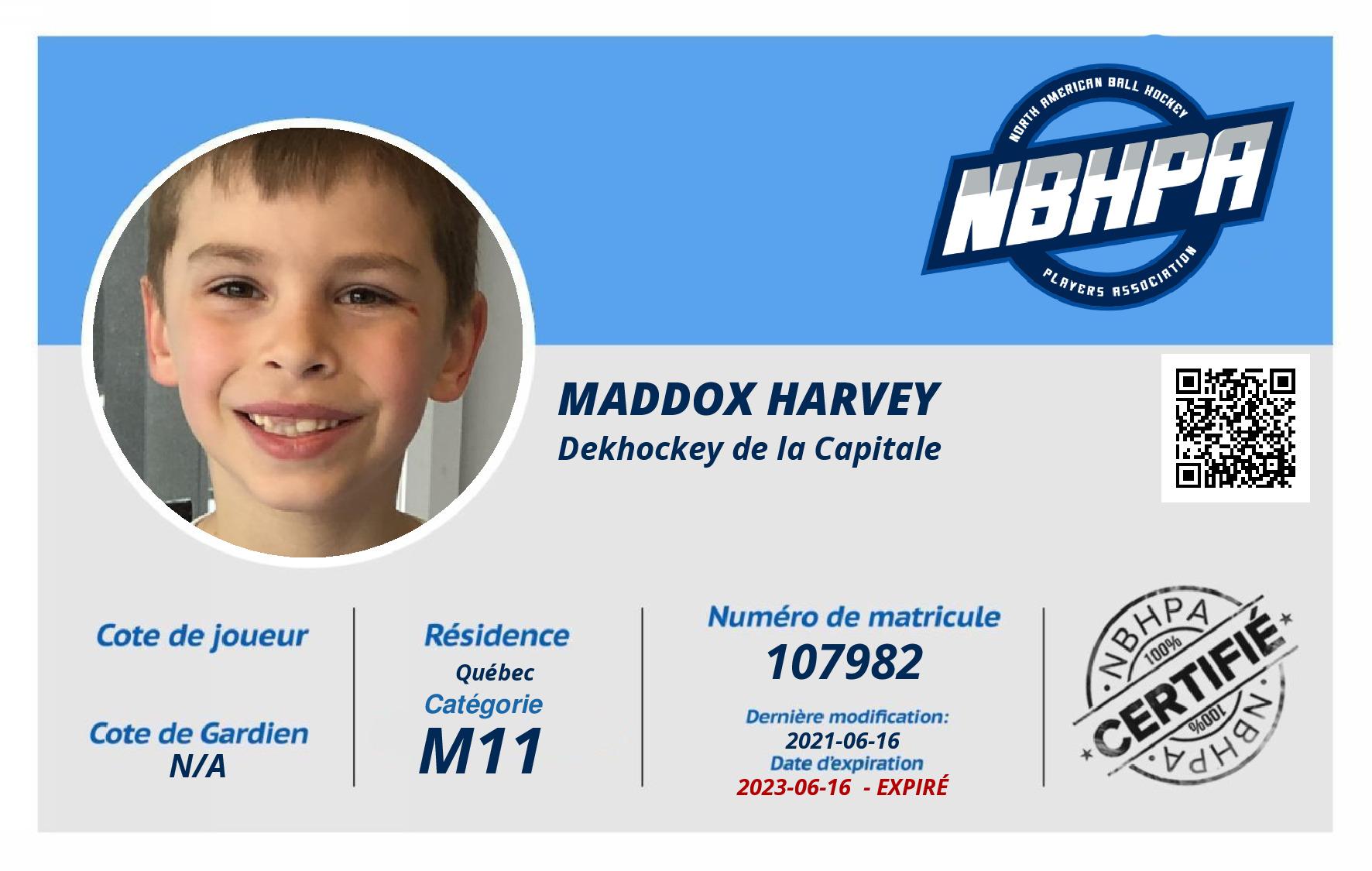 Maddox Harvey 