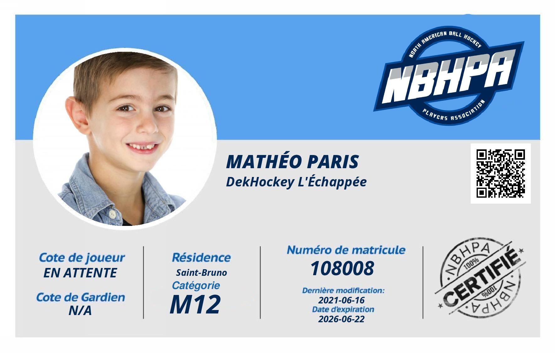Mathéo Paris