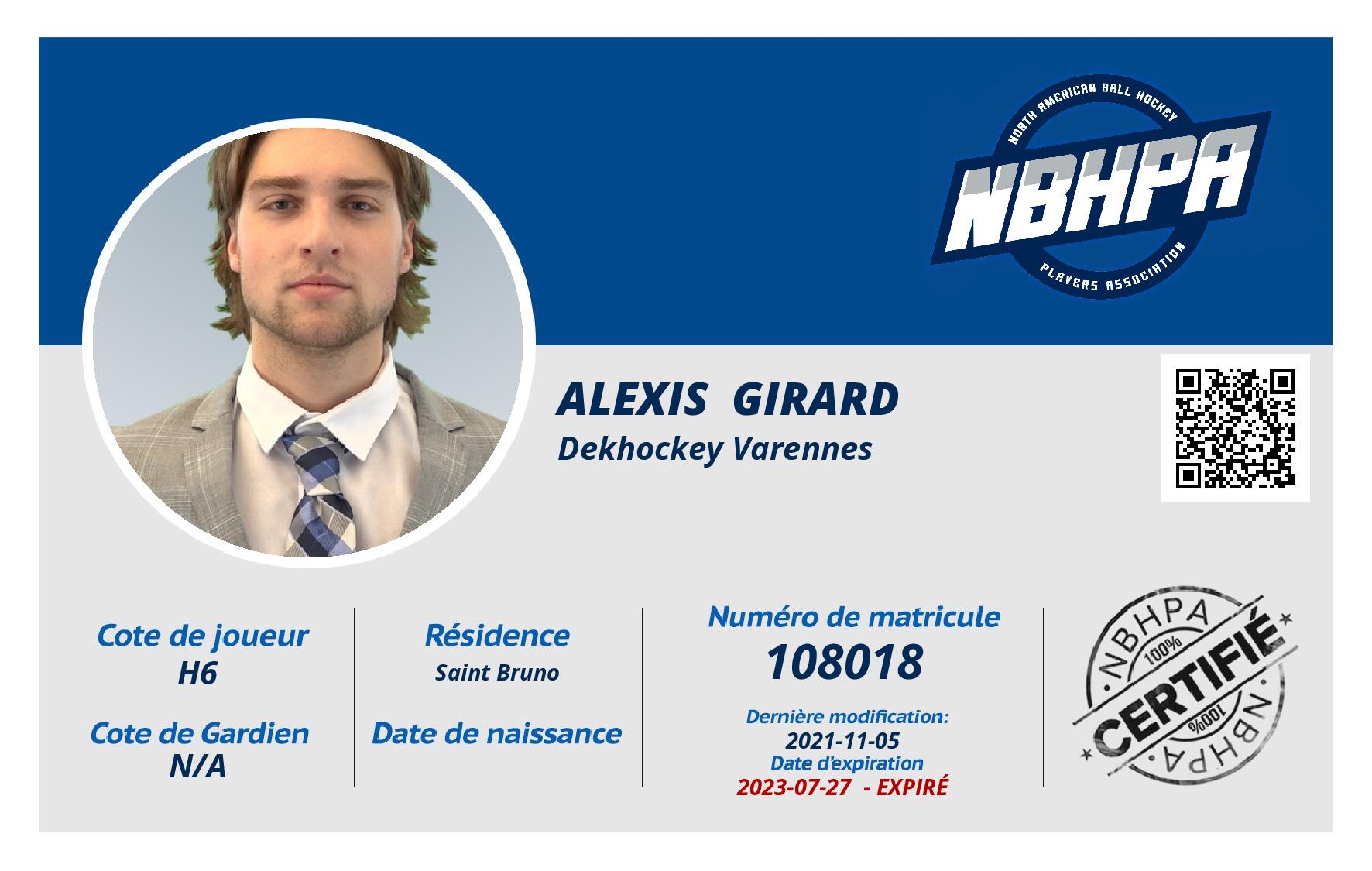 Alexis  Girard