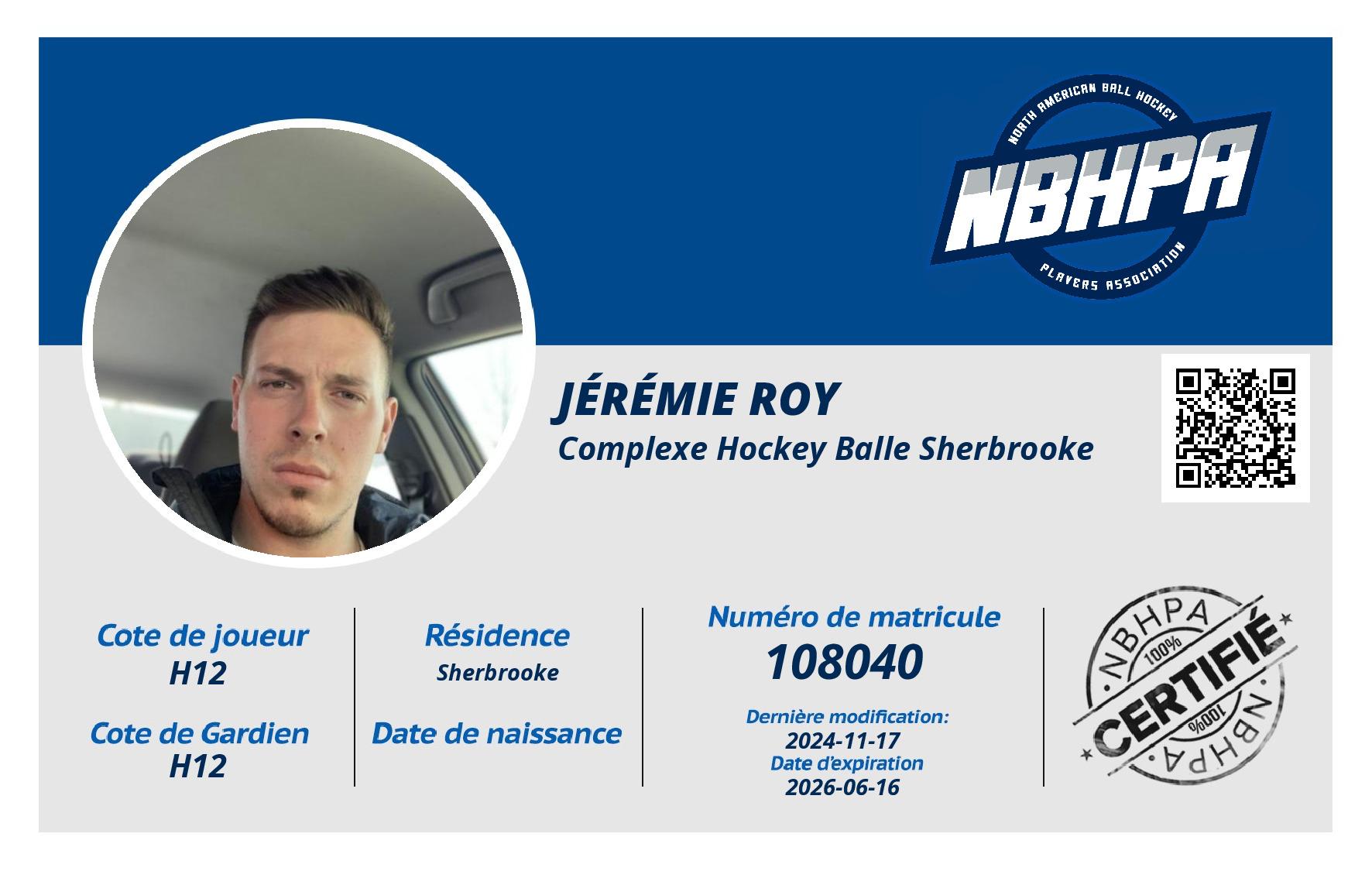 Jérémie Roy