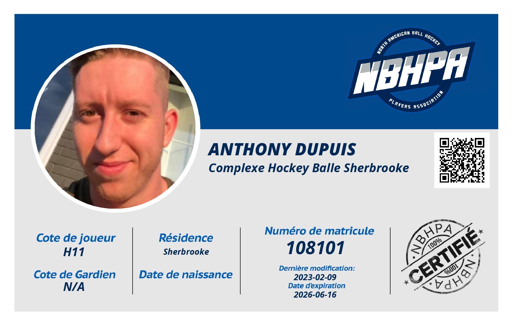 Anthony Dupuis