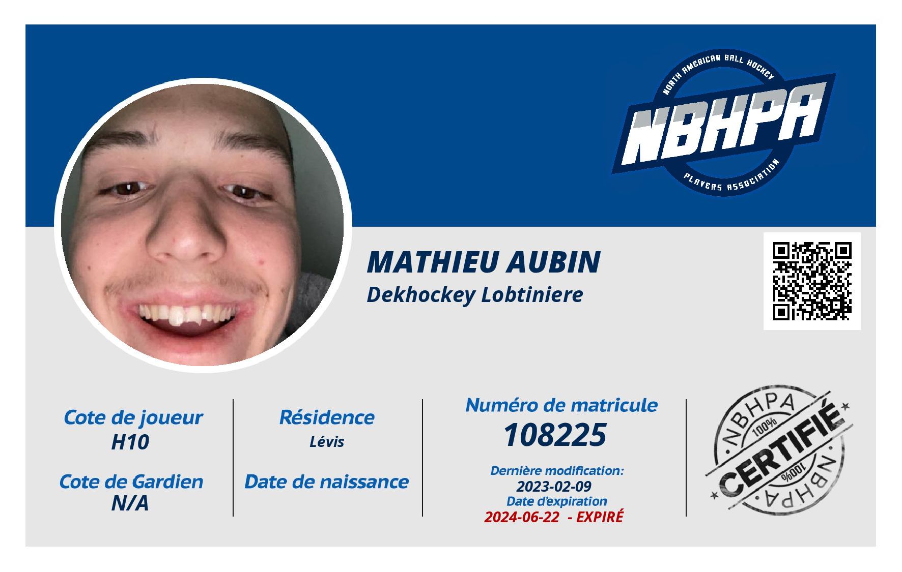 Mathieu Aubin