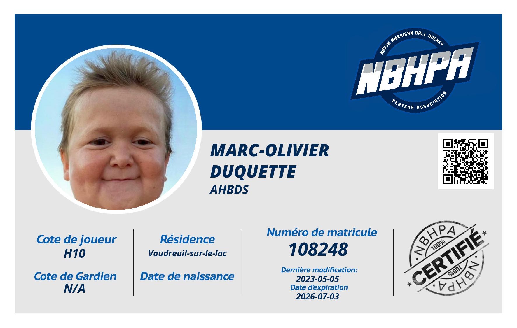 Marc-Olivier Duquette
