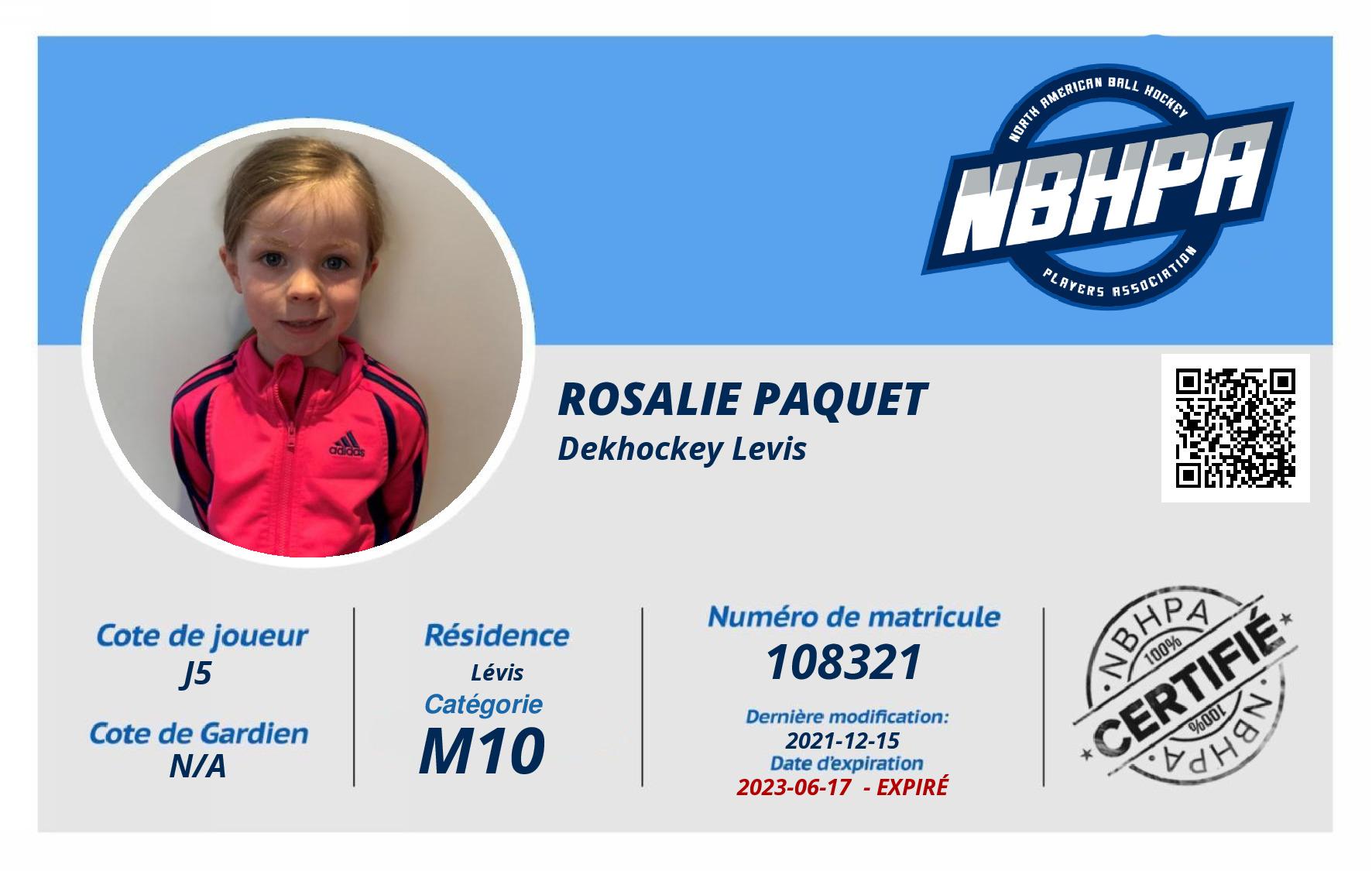 Rosalie Paquet