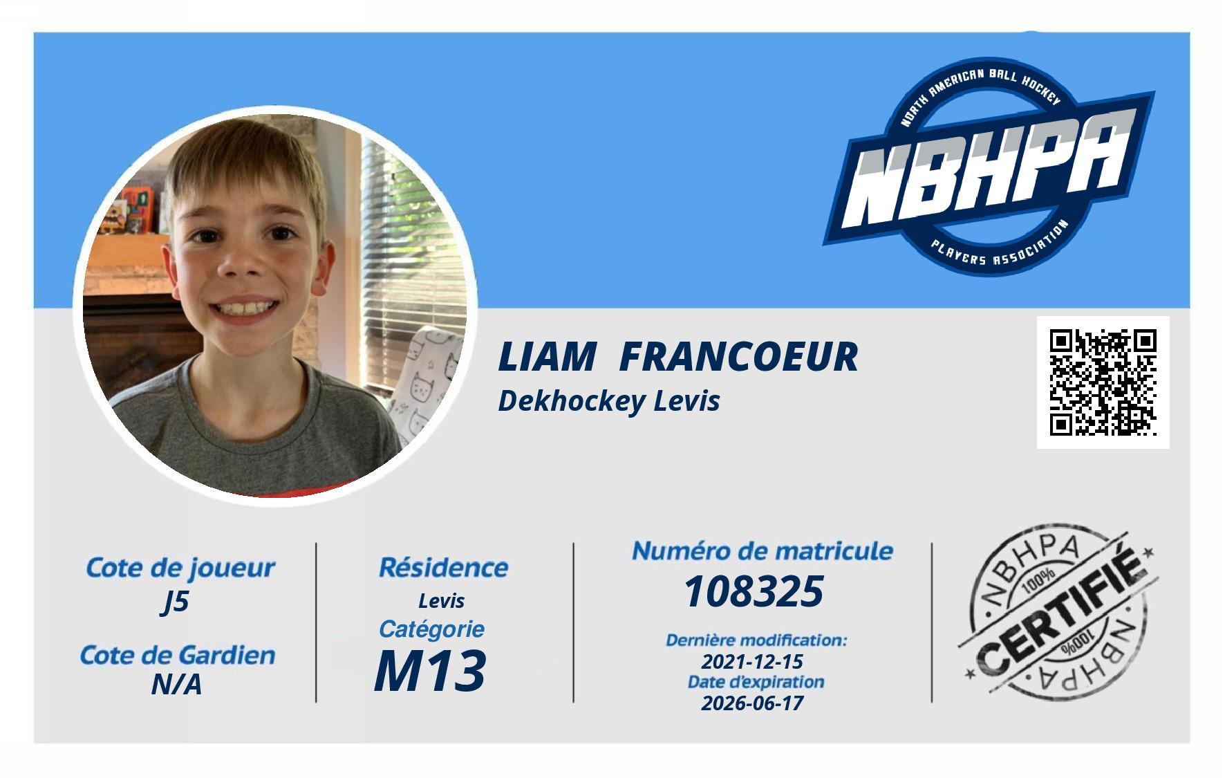 Liam  Francoeur