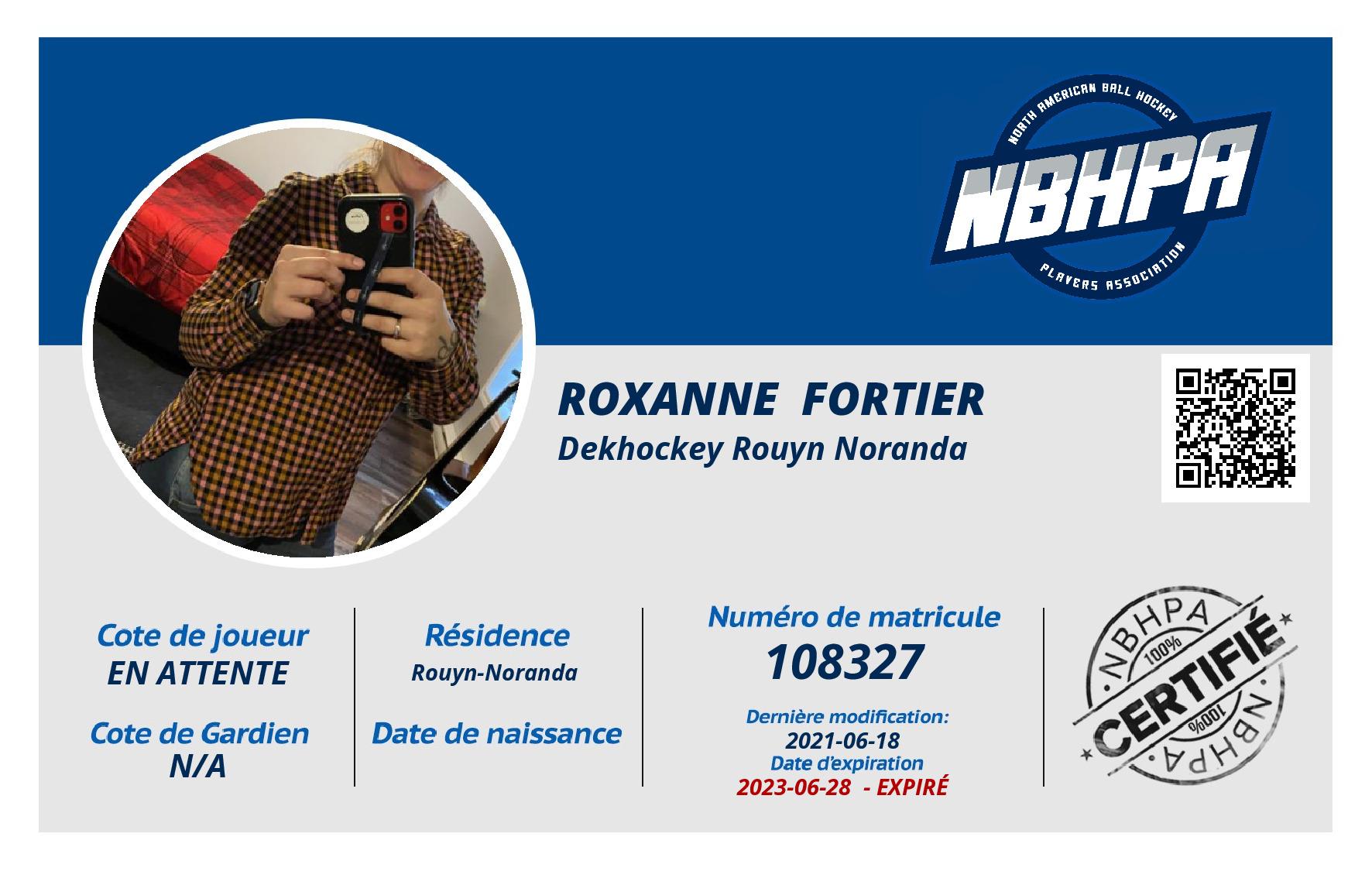 Roxanne  Fortier 