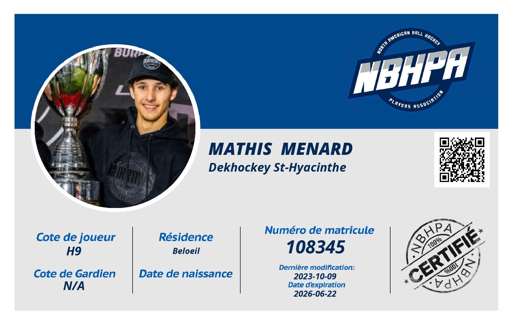 Mathis  Menard