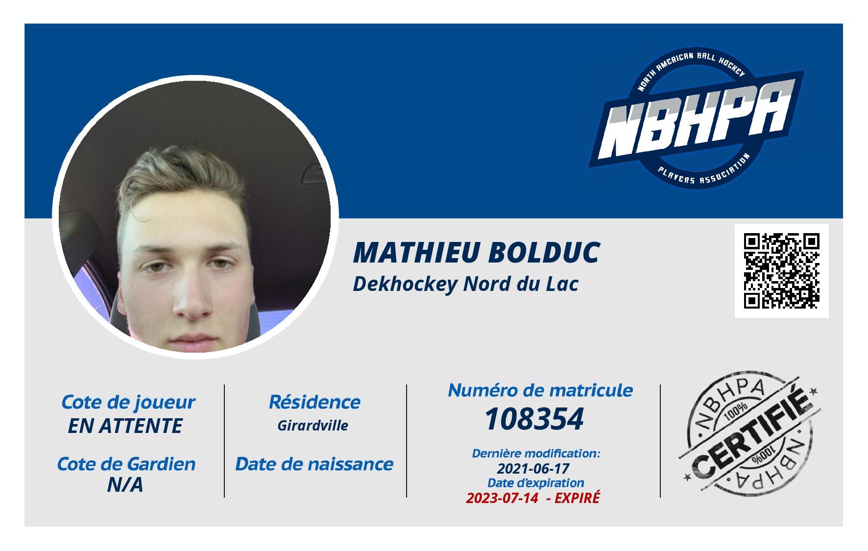 Mathieu Bolduc