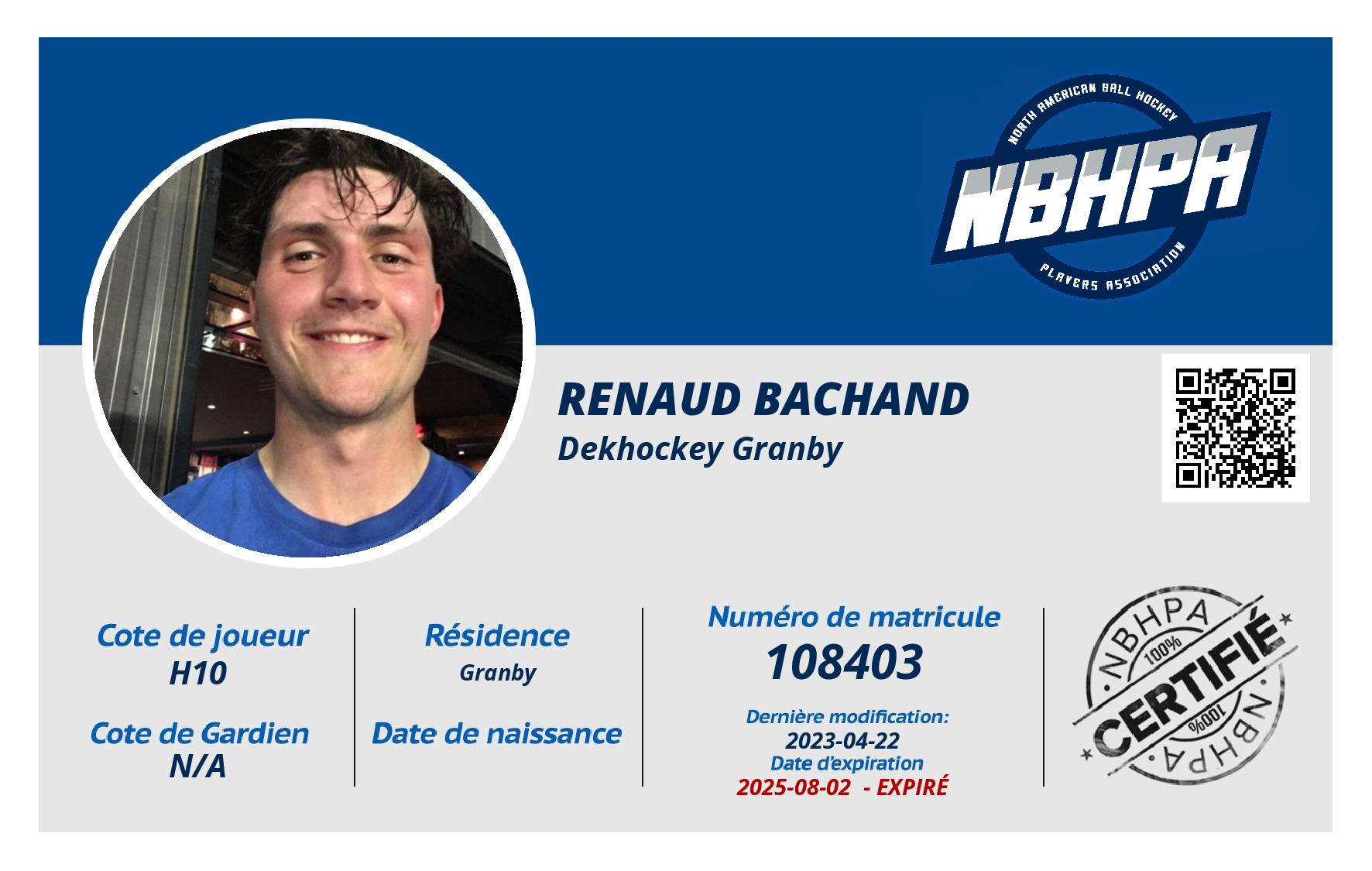Renaud Bachand