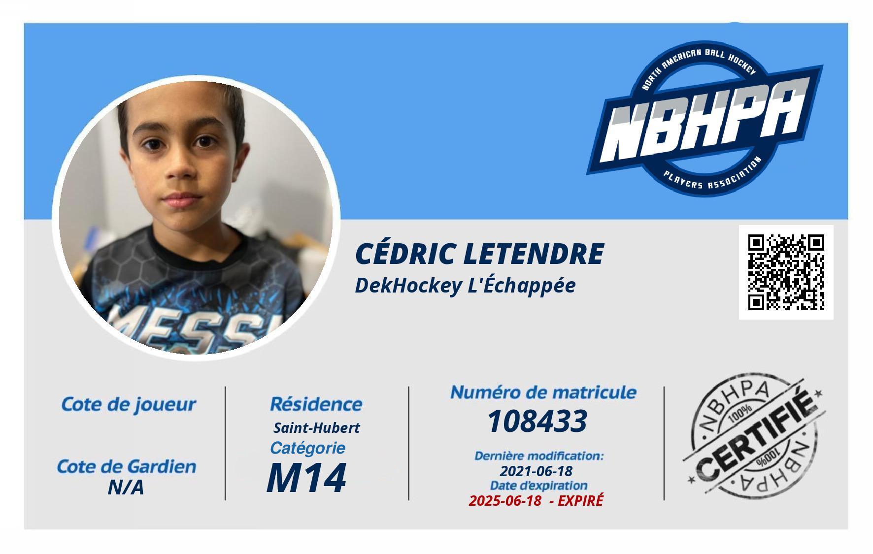Cédric Letendre