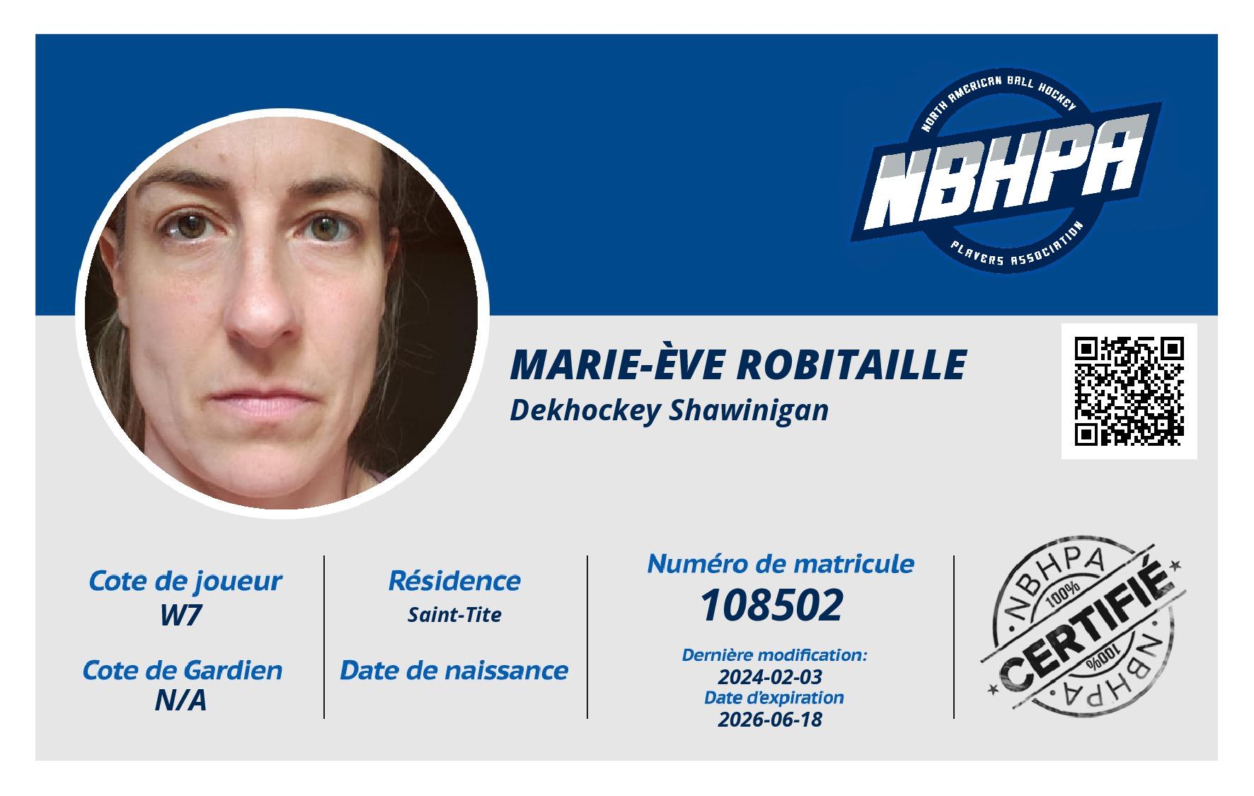 Marie-Ève Robitaille