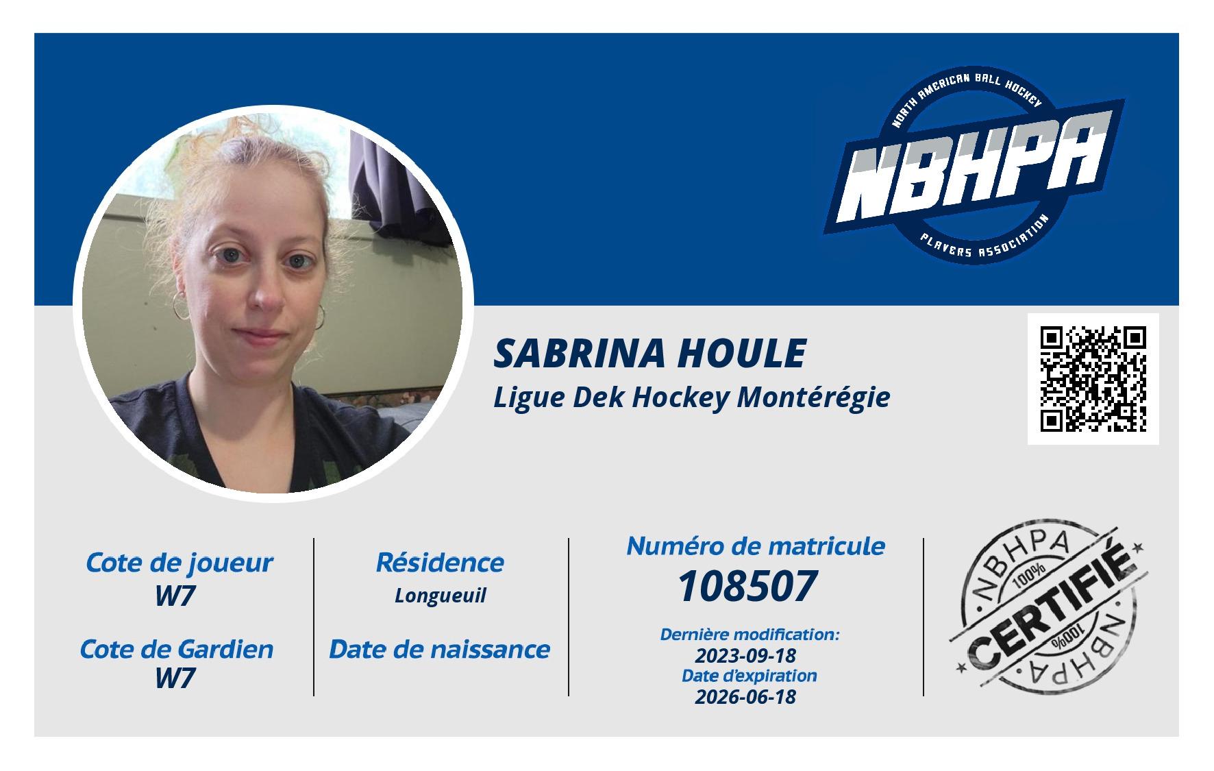 Sabrina Houle