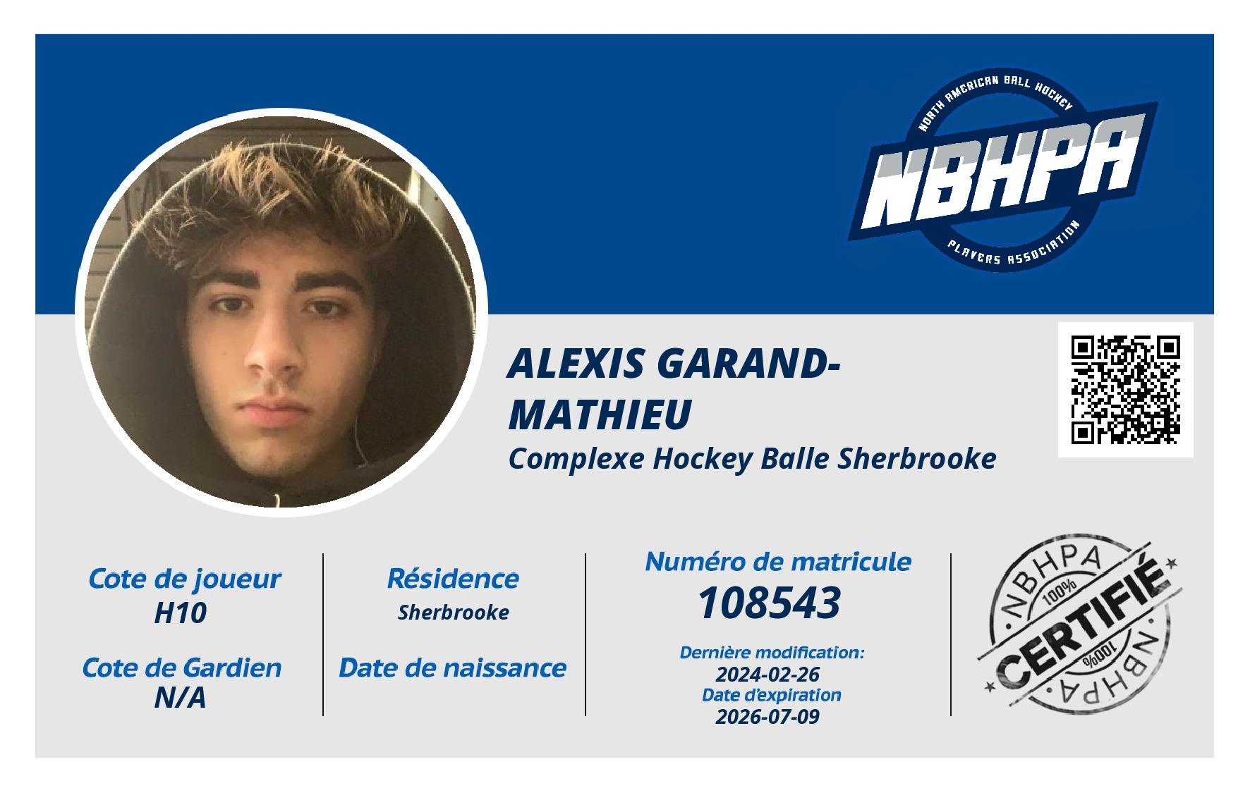 Alexis Garand-Mathieu