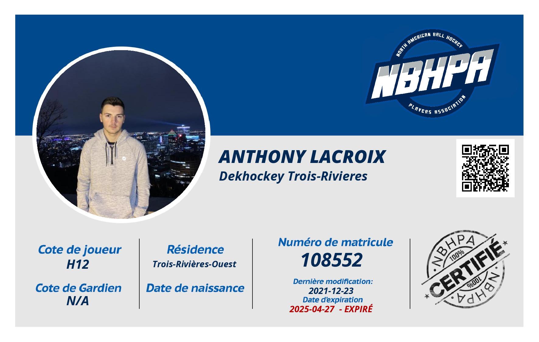 Anthony Lacroix