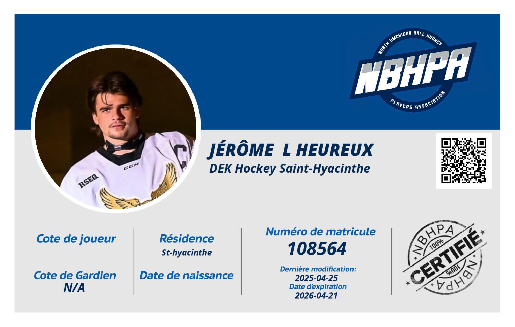 Jérôme  L Heureux