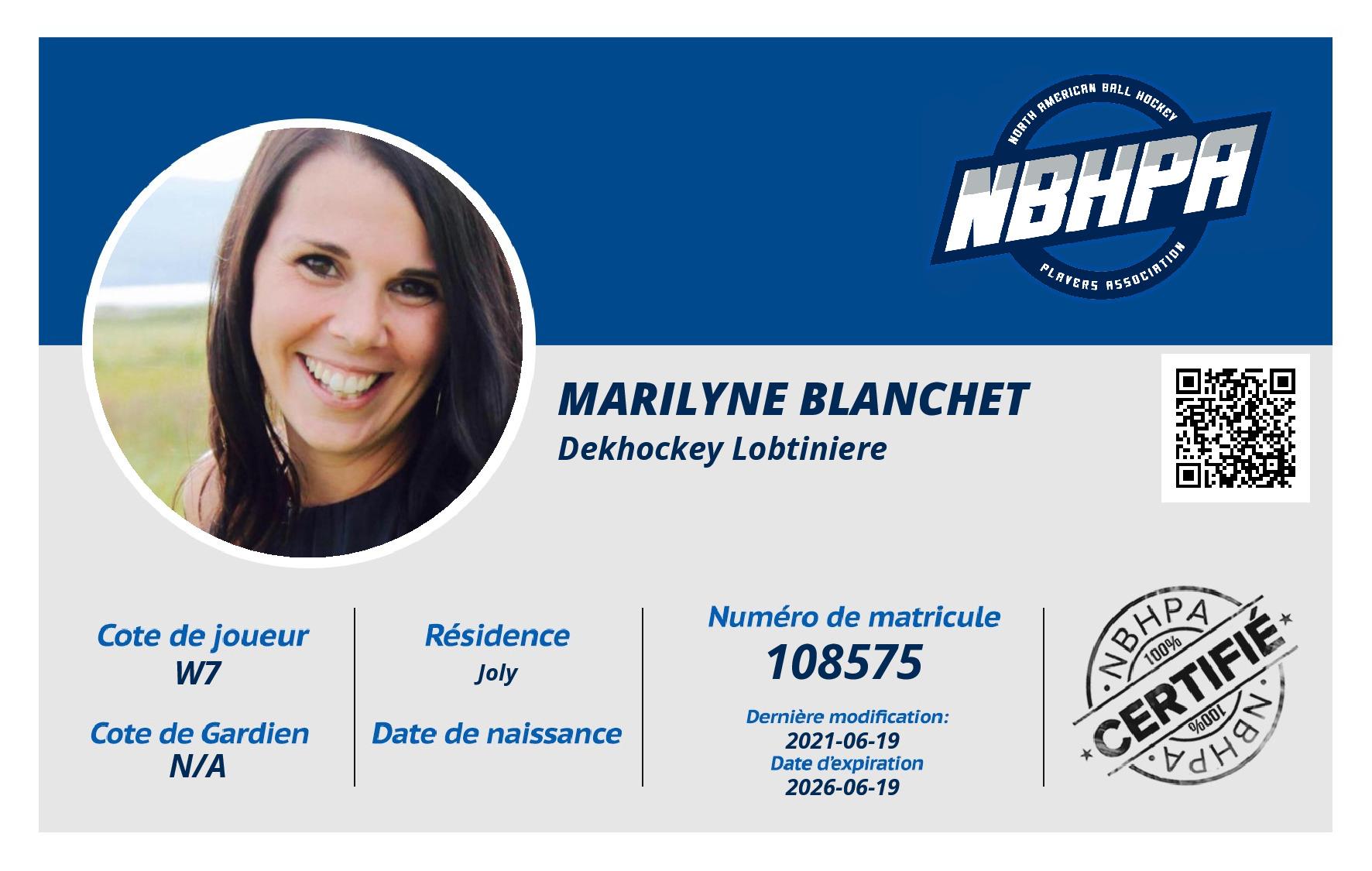 Marilyne Blanchet