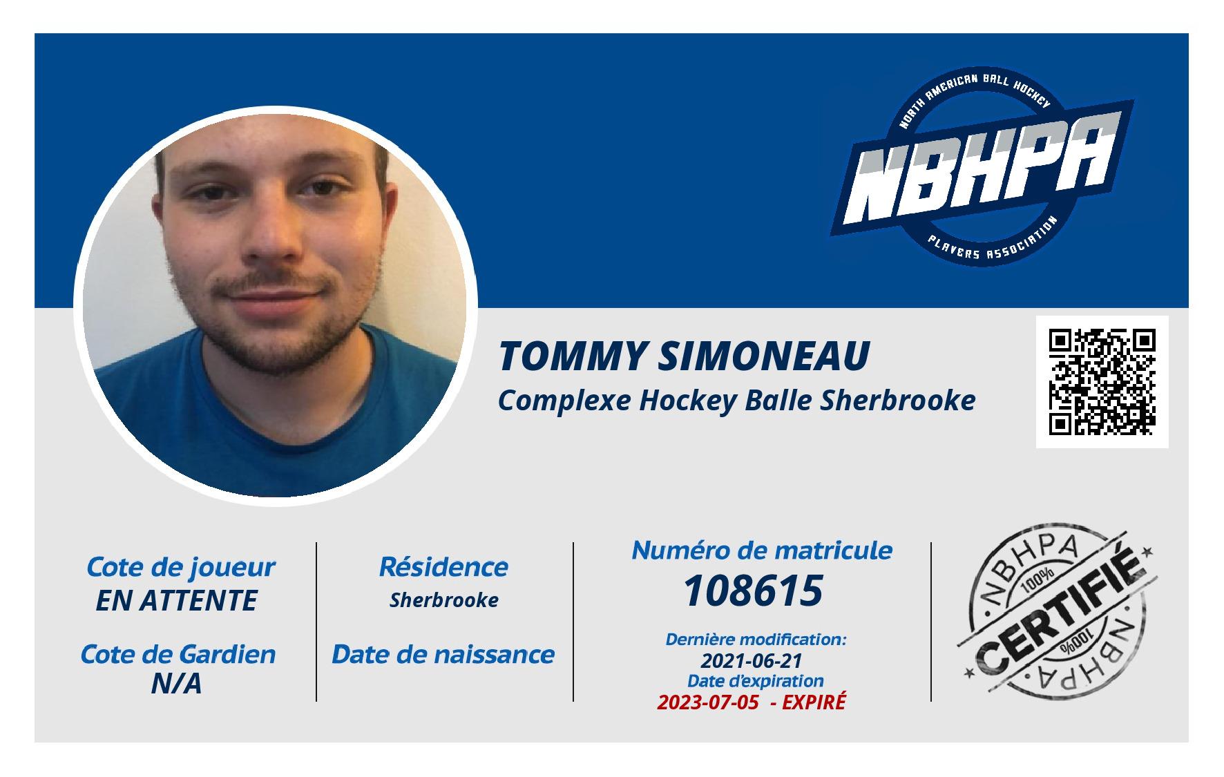Tommy Simoneau