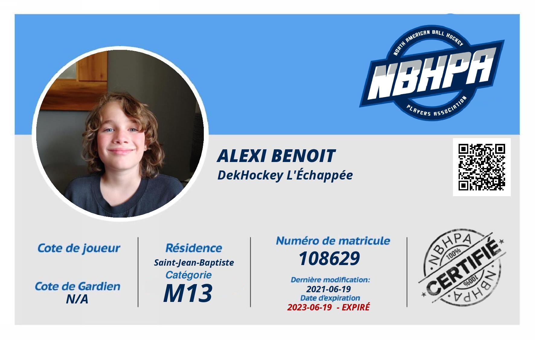 Alexi Benoit