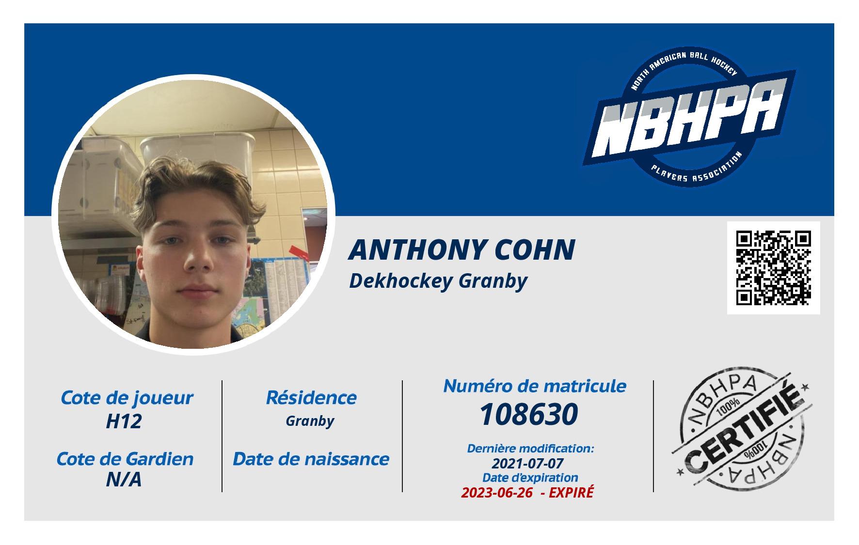 Anthony Cohn