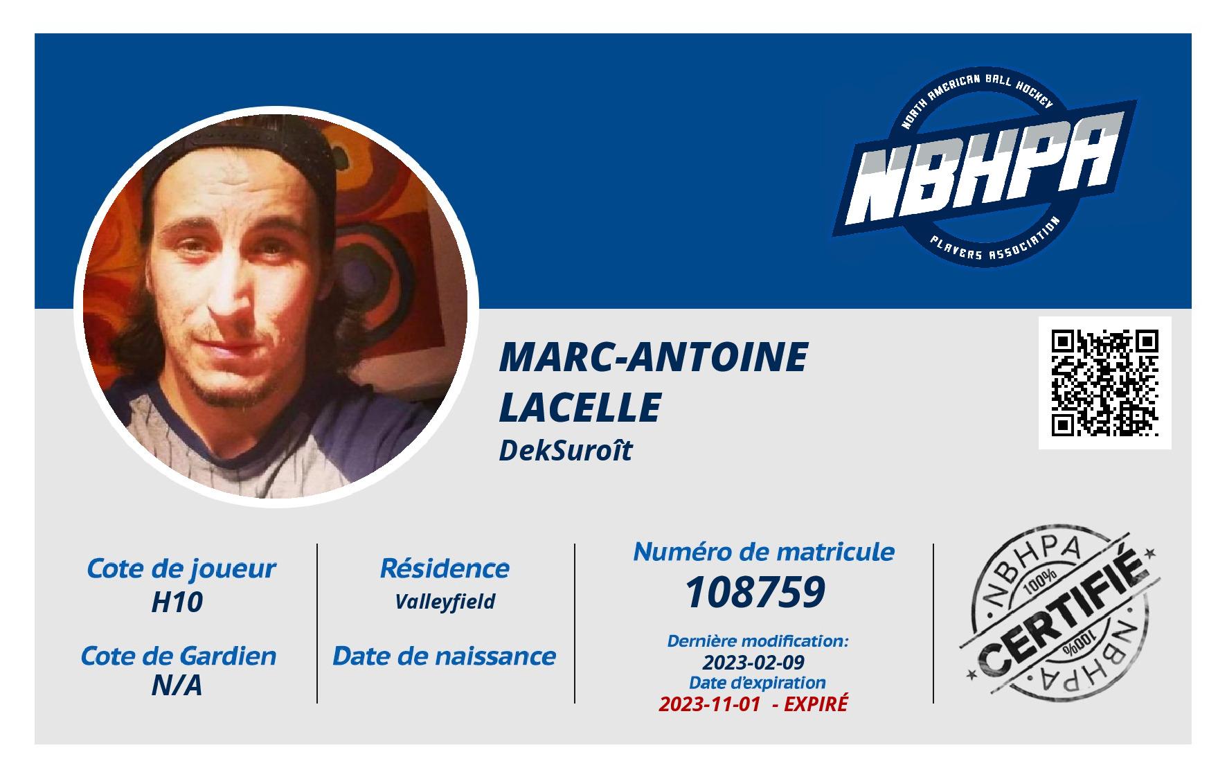 Marc-Antoine  Lacelle