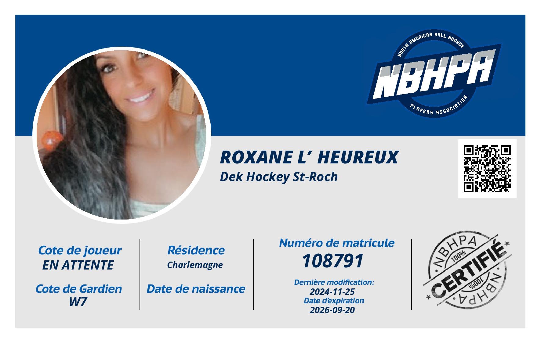 Roxane L’Heureux