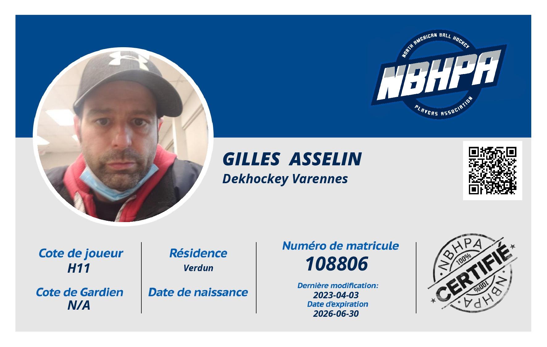 Gilles  Asselin 