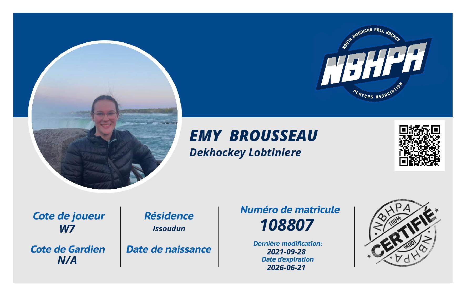 Emy  Brousseau