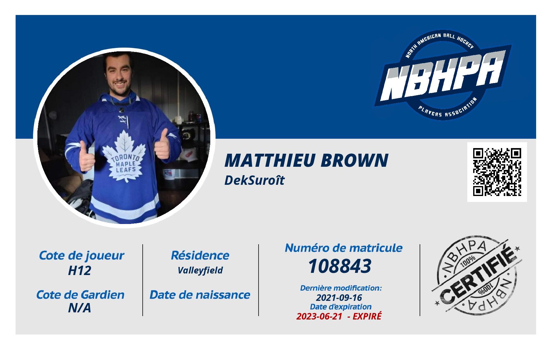 Matthieu Brown