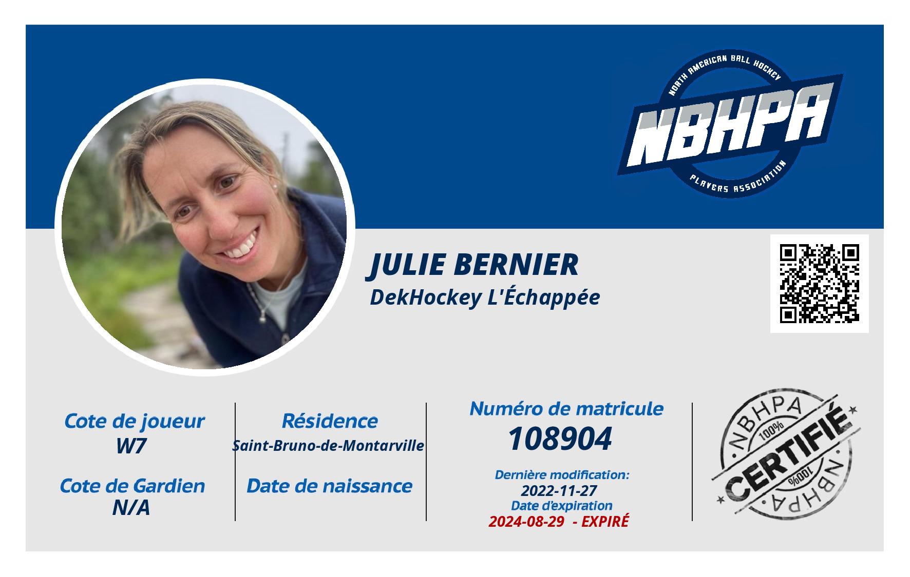 Julie Bernier