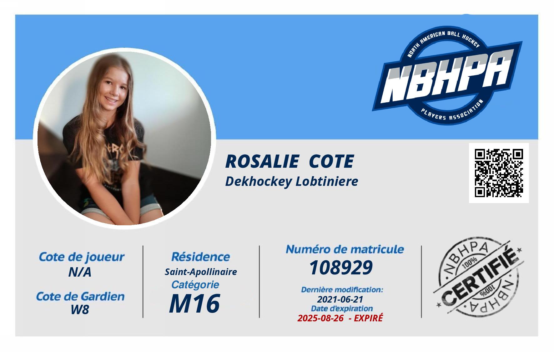 Rosalie  Cote