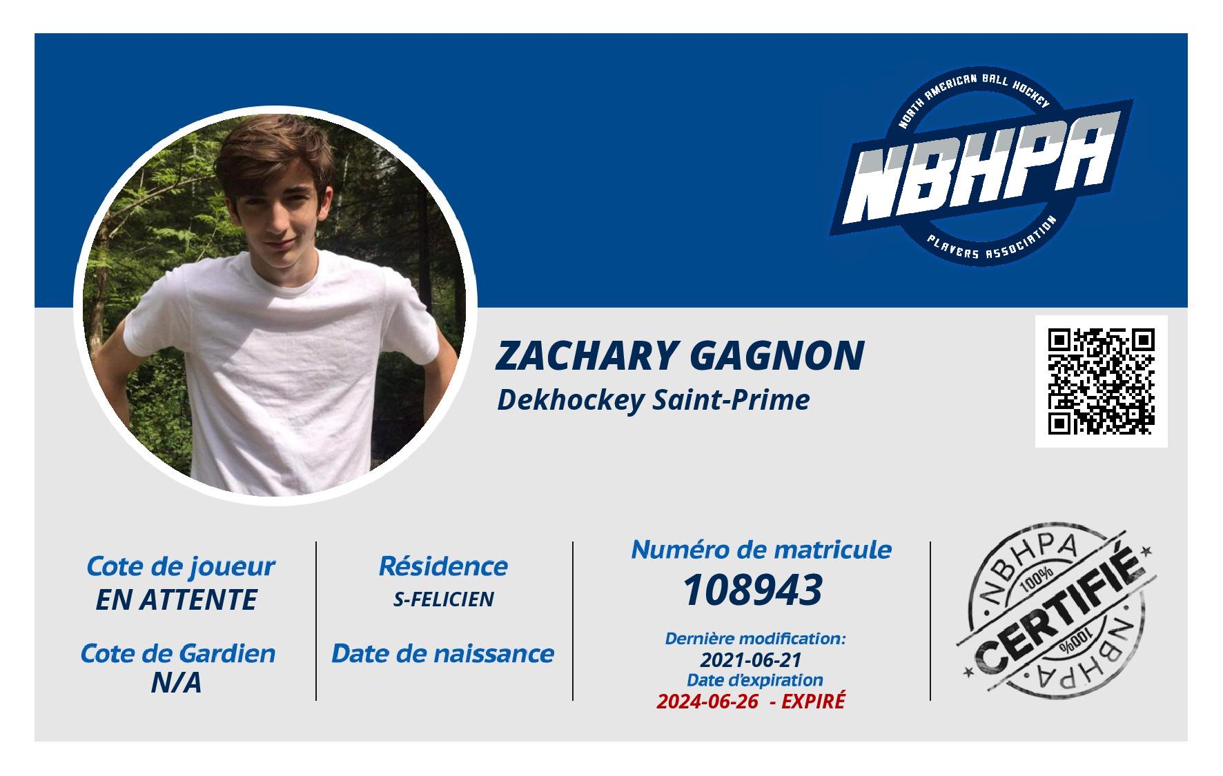 Zachary Gagnon