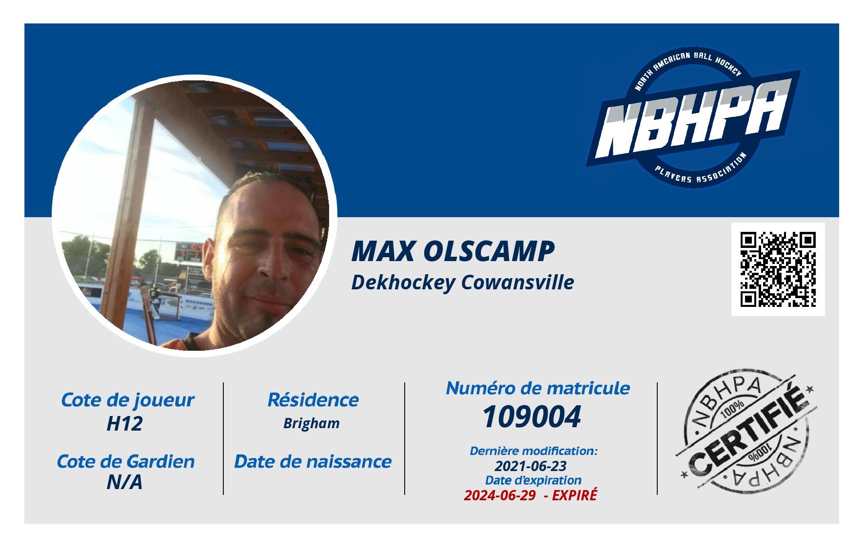 Max Olscamp 