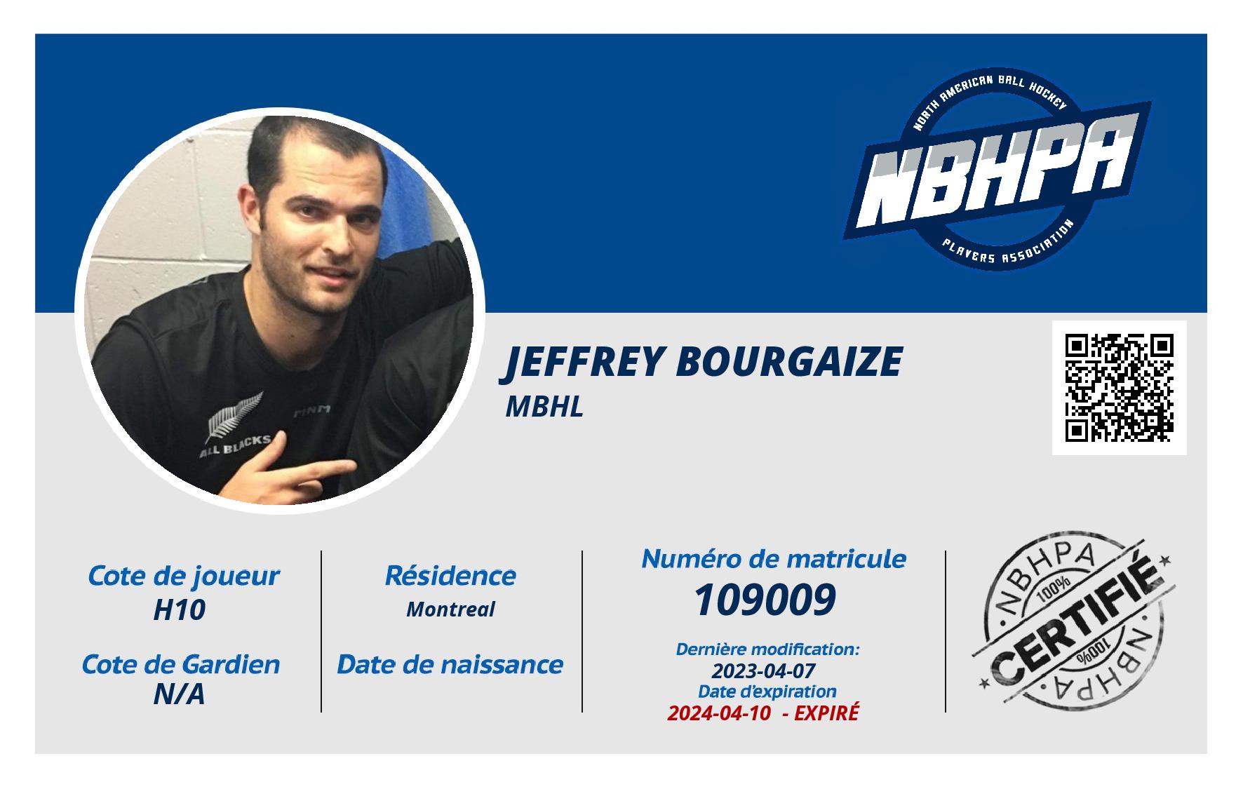 Jeffrey Bourgaize