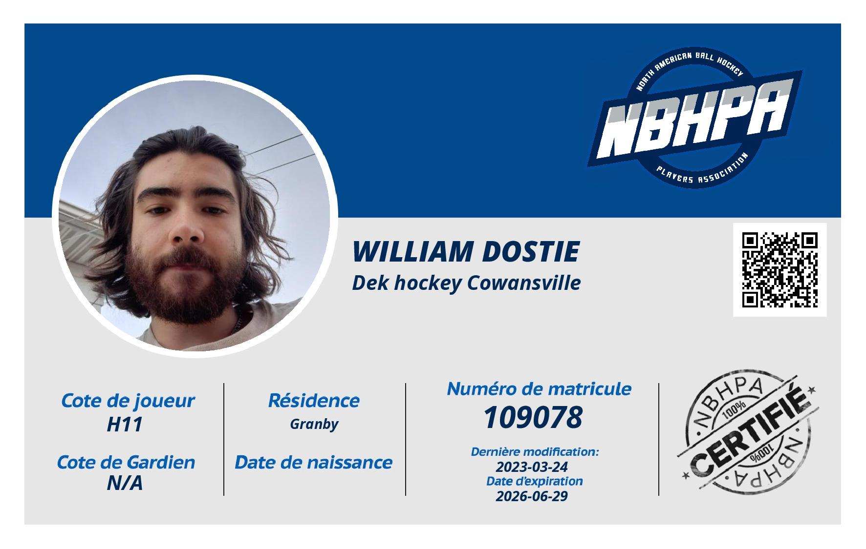 William Dostie