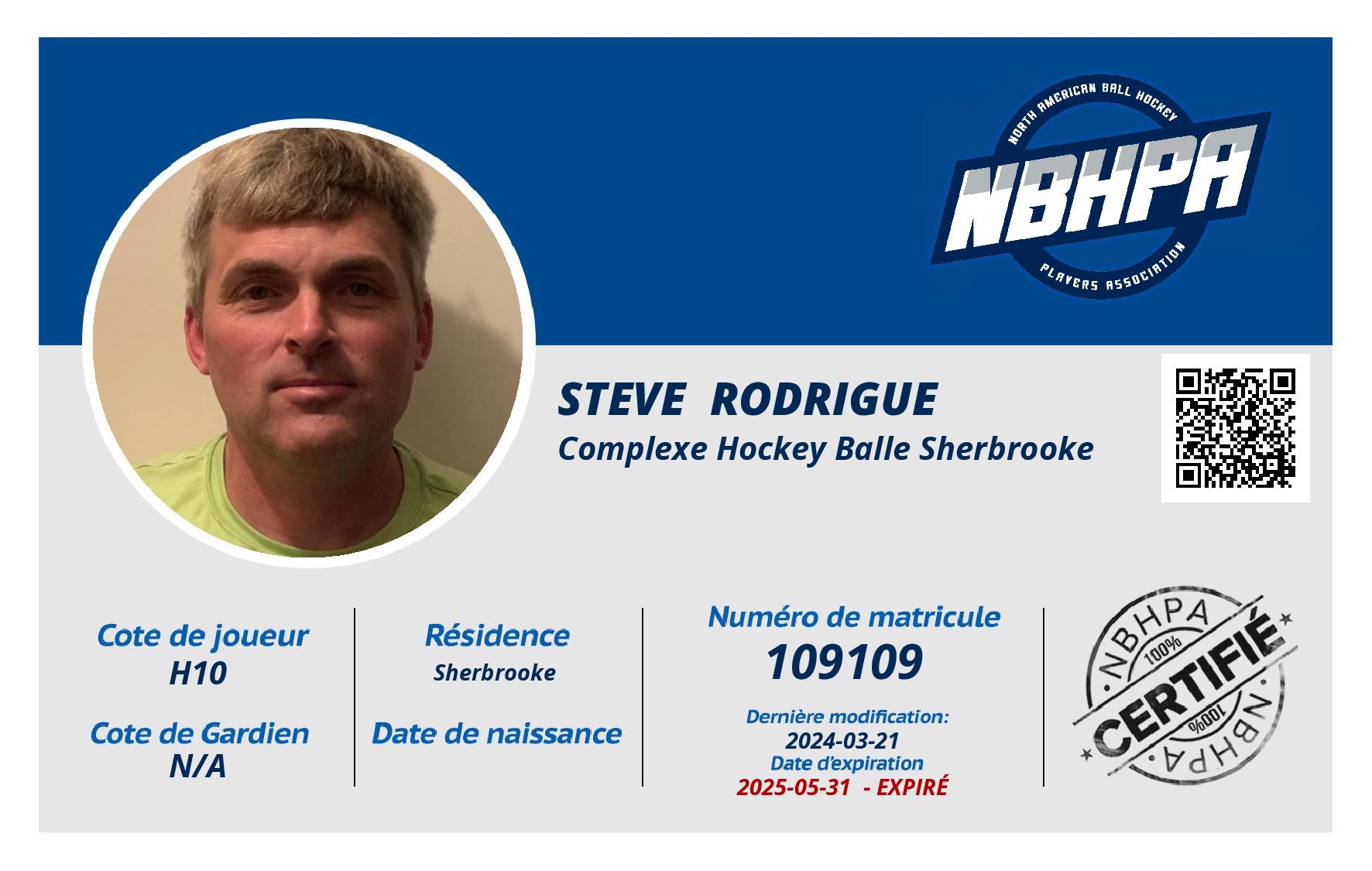 Steve  Rodrigue 