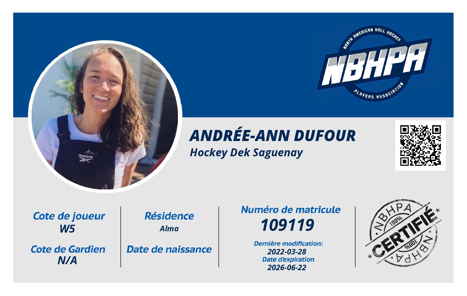 Andrée-Ann Dufour