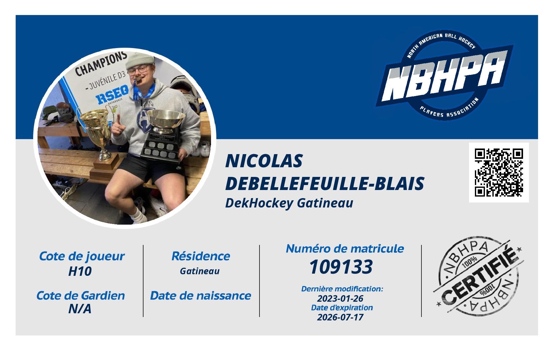 Nicolas DeBellefeuille-Blais