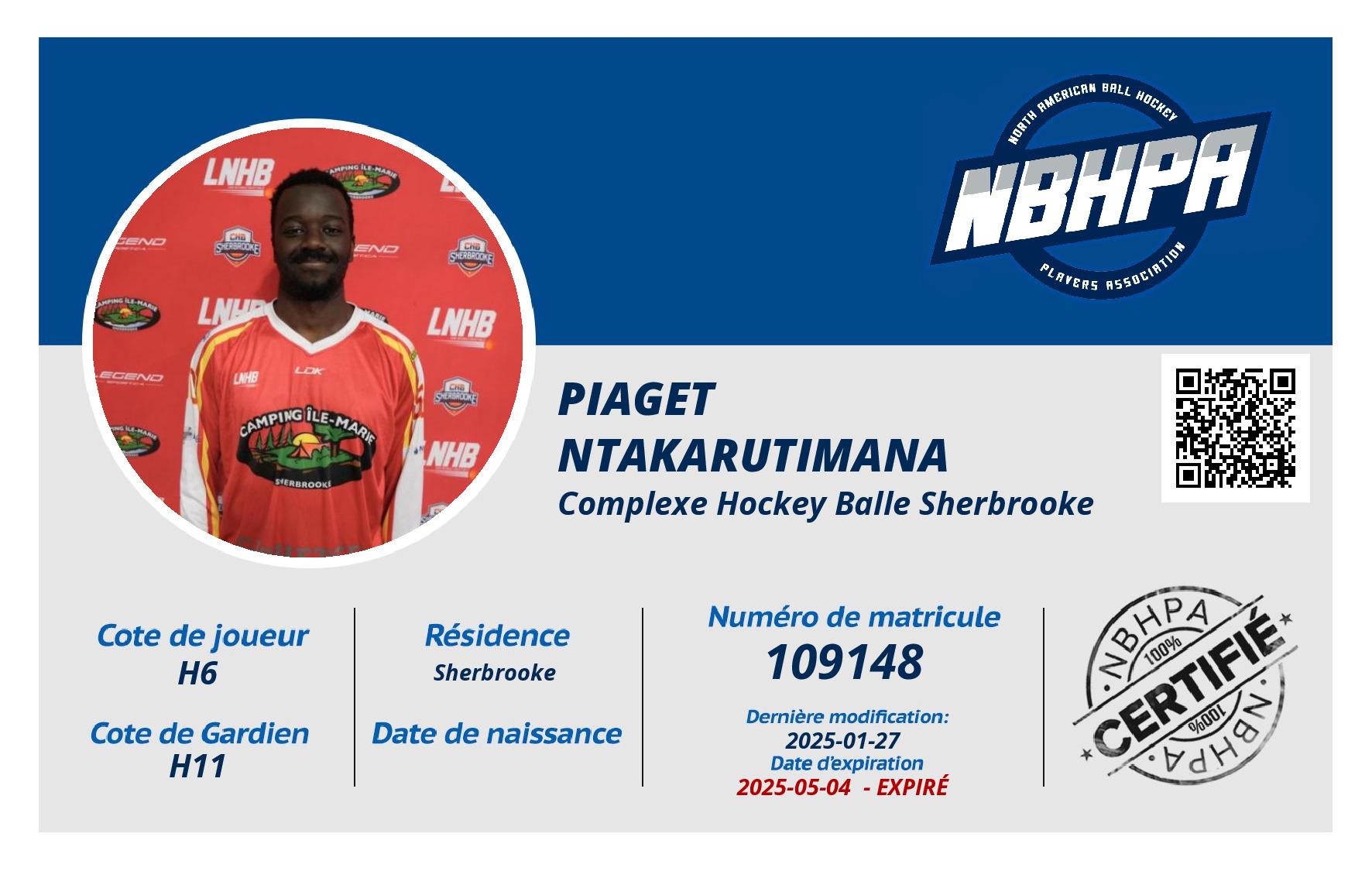 Piaget Ntakarutimana 